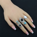 5XVintage Turquoise OpalUQing Set Fashion Finger KnuckleUQing Set Jewelry Set BX