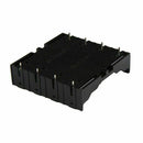 DIY Black Case Rechargeable Storage Box Holder Batteries For 4 x 18650 3.7V