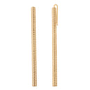 15.5cm Ball Pointed Gel Pen Brass High Quality w/ Bag Case for Birthday Gift