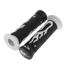 Universal Motorcycle Moped Scooter Handlebar Grip Replacement White