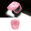 Pink Car Engine Start Stop Switch Button Protection Cover Decorative Auto Part