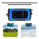 Fully-Automatic Battery Charger Maintainer 12V 6A for Car Motorcycle Lawn