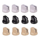 12 Pieces Knobs, Guitar Volume Tone Control Knob AMP Knobs Round Caps Pointer,