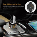 Q8S Wireless Car Bluetooth FM Transmitter Car Kit Hands-free MP3 Player A
