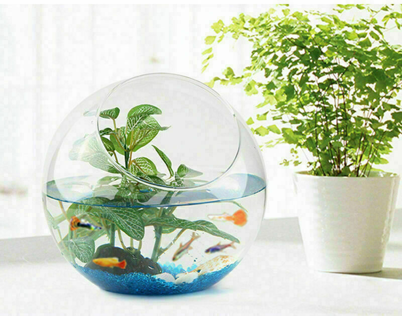 Bag of Aquarium Glass Mini Stones Fish Tank Gravel Sand Decoration Rock-Blu I1R0