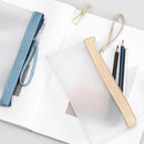 1Pc New Stationery Creative Transparent Scrub Pencil Bag Korean Student Pen