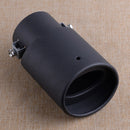 DIY 63mm Stainless Steel Car Modification Exhaust Pipe Muffler Tip Cover Durable