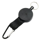 High Elasticity With Back Splint Sports Carabiner Key Chain Hanging Retractable