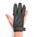 Archery Protect Glove Three-Finger Hand Guard for Bow String Shooting Hunt CGY