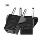 1Pc US/AU to European Euro EU Travel Charger Adapter Converter New Outlet O5M4