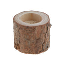 Tree Candle Holder Wooden Tea Light Candlestick Desktop Centerpieces 6cm
