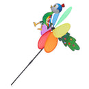 2pcs Vivid Colors Animal Portable Windmill Indoor Outdoor Landscape Creative