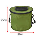 Lightweight Compact Collapsible Water Bucket Fishing Camping Portable Bag BFJ