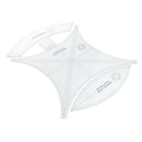 Double Wedding Ring Template Tailor Acrylic Sewing Craft Quilting Ruler Set