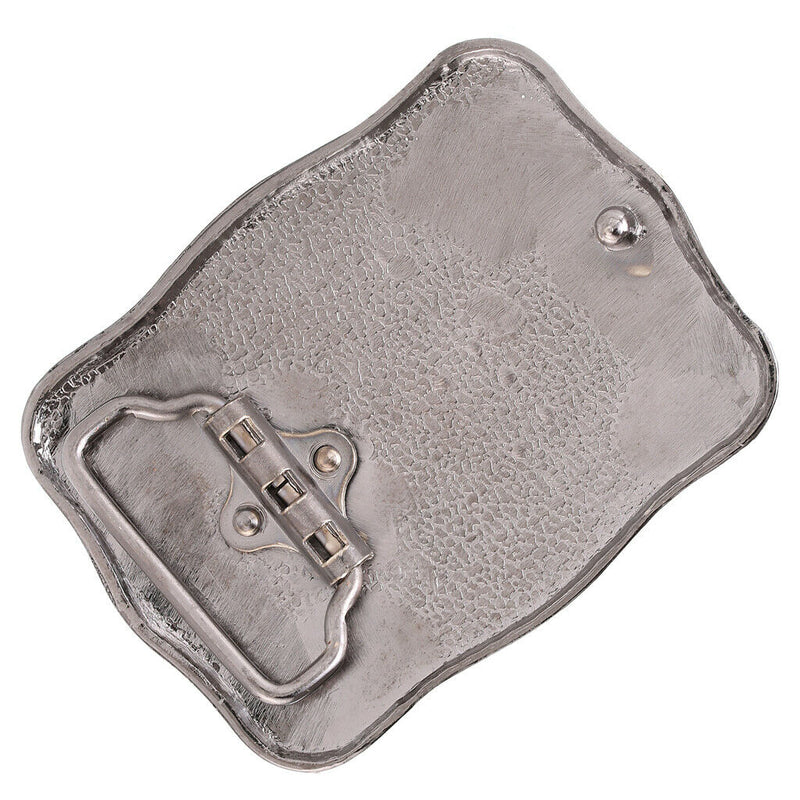 Western Flower Turquoise Stone Belt Buckle Square Shaped Replacement Buckle