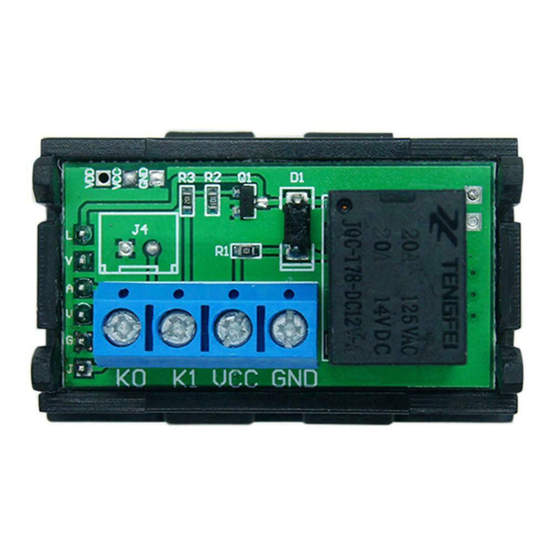 12V T2302 Timing Delay Relay Module Cycle Timer Digital LED Dual Display A