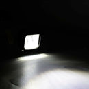 Motorcycle Waterproof Angel Eyes LED Spotlights Headlight Light Square
