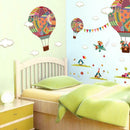 Air Balloon Wall Stickers Baby Kids Childen Room Fairy Decoration Background