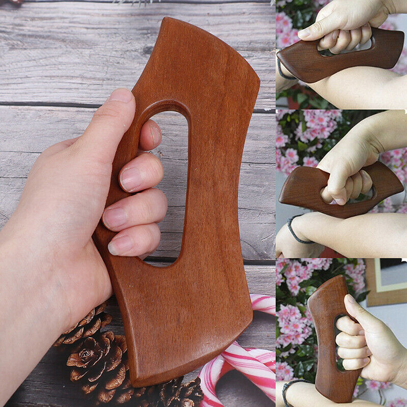 Wooden Guasha Massage Scraper Pressure Massager Facial Body Health Care SEAU