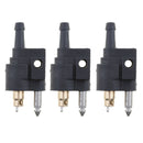 3x 1/4" Male Fuel Hose Line Tank Connector Joint Fit for Yamaha Outboard Motors