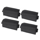 4pcs Headrest Replacement Pillow Cushion for Folding Lounge Chairs Black