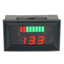 72V DC Digital Lead Acid Battery Capacity LED Indicator Voltmeter Tester