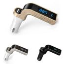 Bluetooth Car Kit Handsfree FM Transmitter Radio MP3 Player USB Charger New V2K0