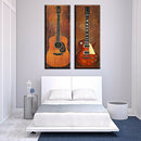 Natural View Wall Art Paintings Hanging Pictures Guitar Canvas Printing Pictures