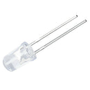 5mm Dia Clear Round Head Blue Light Emitting Diodes LED 50 Pcs G2B8