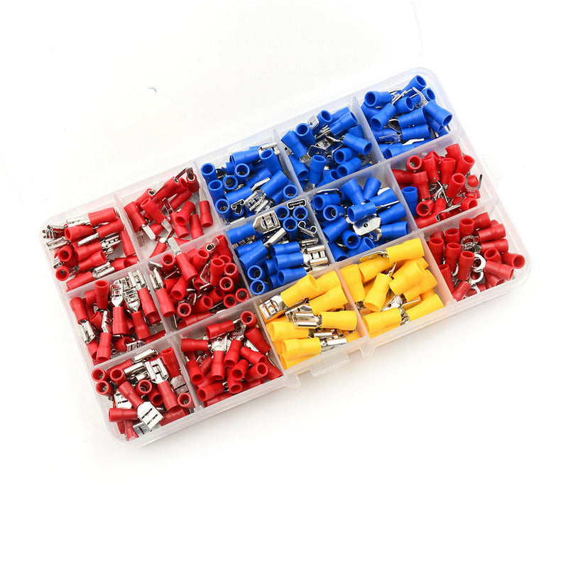 280Pcs/box Assorted Insulated Spade Crimp Terminal Electrical Wire Connect rs Gw