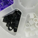 20pcs/color 160 Pcs Dental Silicone Instrument Code Rings 8 colors