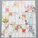 30 Pcs Colorful Flower Leaf Stationery Bookmarks Paper Bookmarks Favors Bulk for