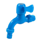 Home Kitchen Plastic Blue Quarter Turn Faucet Tap