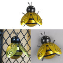 Chic Wall Art Honey Bee Sculpture Wall Decor Insects Ornaments Metal Medium
