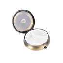 Metal Round Pill Box Medicine Organizer Container Jewellery Case Storage B Gw