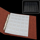5 Pages 30 Pockets Classic Coin Holder Sheets For Storage Collection Album Case