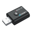 2 in 1 Bluetooth Transmitter Media Speaker Adapter 3.5mm Audio Receiver Dongle