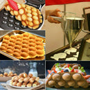 Stainless Steel Funnel Batter Dispenser Pancake Cupcake Waffle w/Base Kit Tool