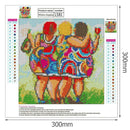 5D DIY Full Drill Diamond Painting Cartoon Women Cross Stitch Embroidery