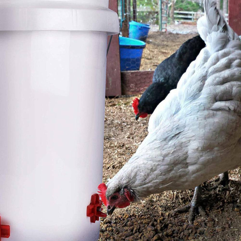 10Pack Horizontal Chicken Nipples Waterer Horizontal Chicken Waterers