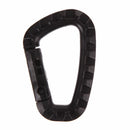 5pcs Outdoor Carabiner D-Ring Key Chain Clip Hook Camping Plastic Buckle AME