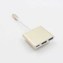 Type C to 4K HDMI USB 3.0 Charging HUB Adapter USB-C 3.1 Converter For Macboo OZ