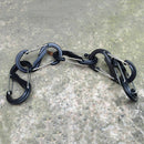 5x 8 Shape Buckle Double Gated Carabiner Key Ring Clip Hook Snap Outdoor Hi K8T3