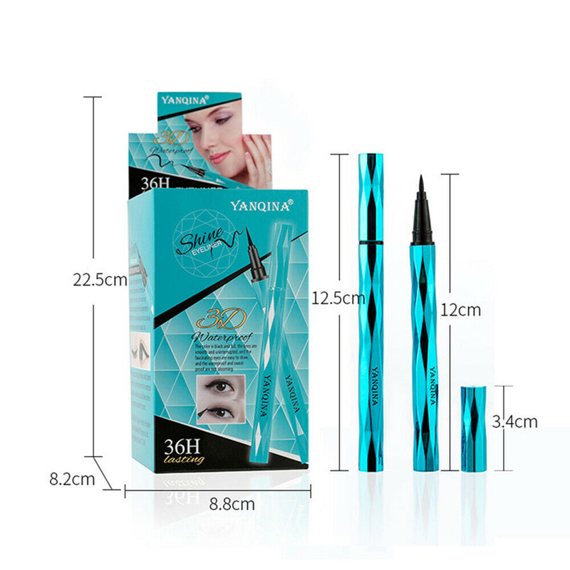 1 x Long Lasting Eye Liner Pencil Waterproof Eyeliner Liquid Pen Cosmetic Beauty