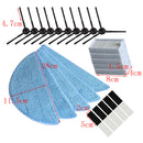Replacement Accessory Parts for ILIFE Robot Vacuum - 10pcs Side Brush, 5pcs Hepa