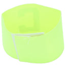 Yellowgreen Elastic Tension Football Soccer Captain Armband I6B3