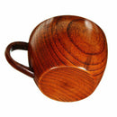 Retro Wooden Cup Primitive Handmade Natural Wood Coffee Tea Beer Wine Juice