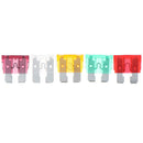 50 Pcs Medium Blade Fuse Assortment  Zinc Film Auto Car Motorcycle 2A To  IO BX