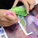 Stainless Steel Diamond Painting Ruler - Dot Drill Ruler Cross Stitch Painting