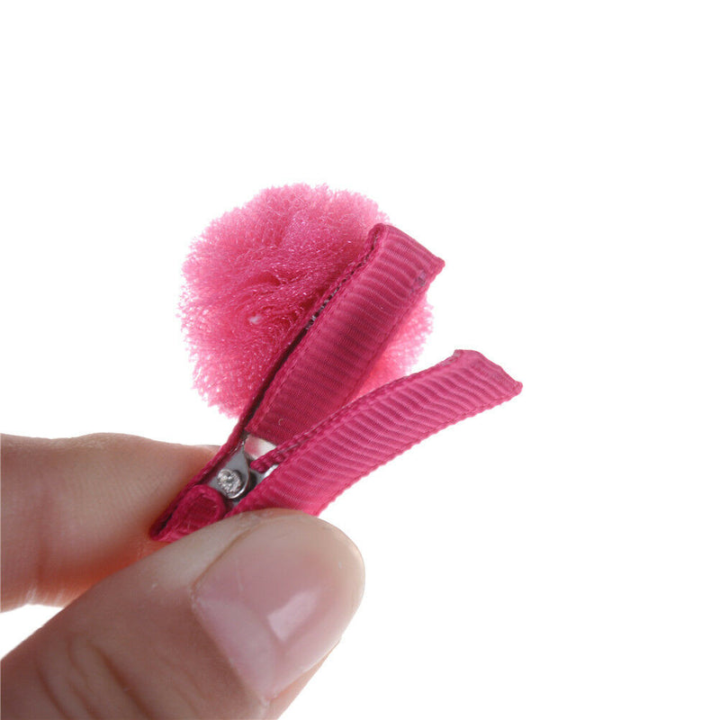 5x Mixed FOT Yarn Ball Hair Clip Baby Hairpins Girls Clips Diy Hair Accessor l,a